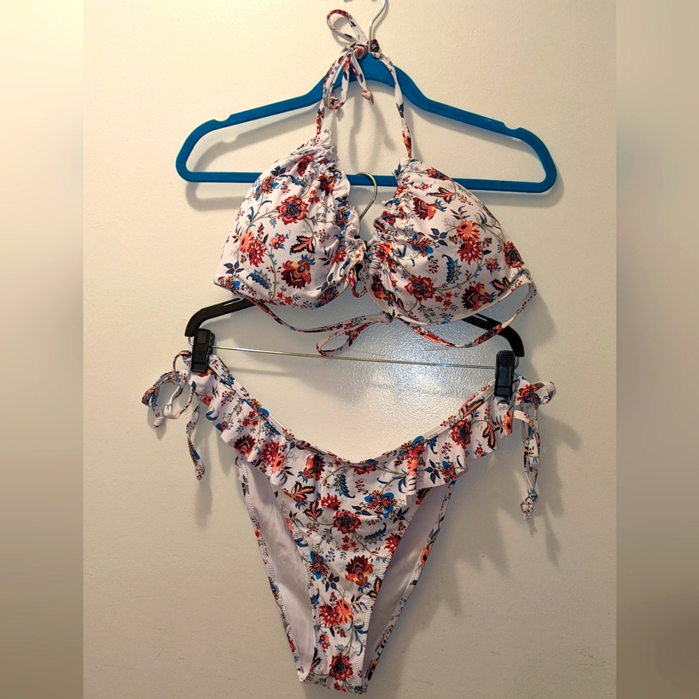 Shein 4X Floral Bikini Set